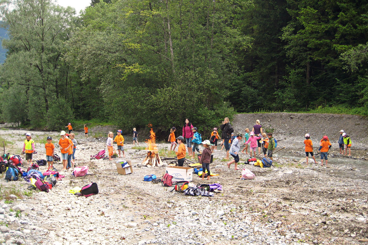 Kneippen im Galina Wald Vorarlberg